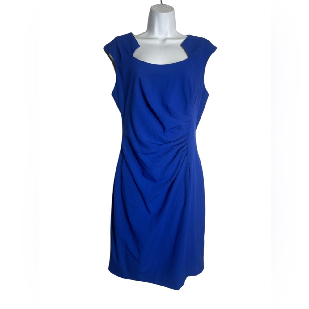 Calvin Klein dress size‎ 10 bright blue sapphire dress with back zipper
